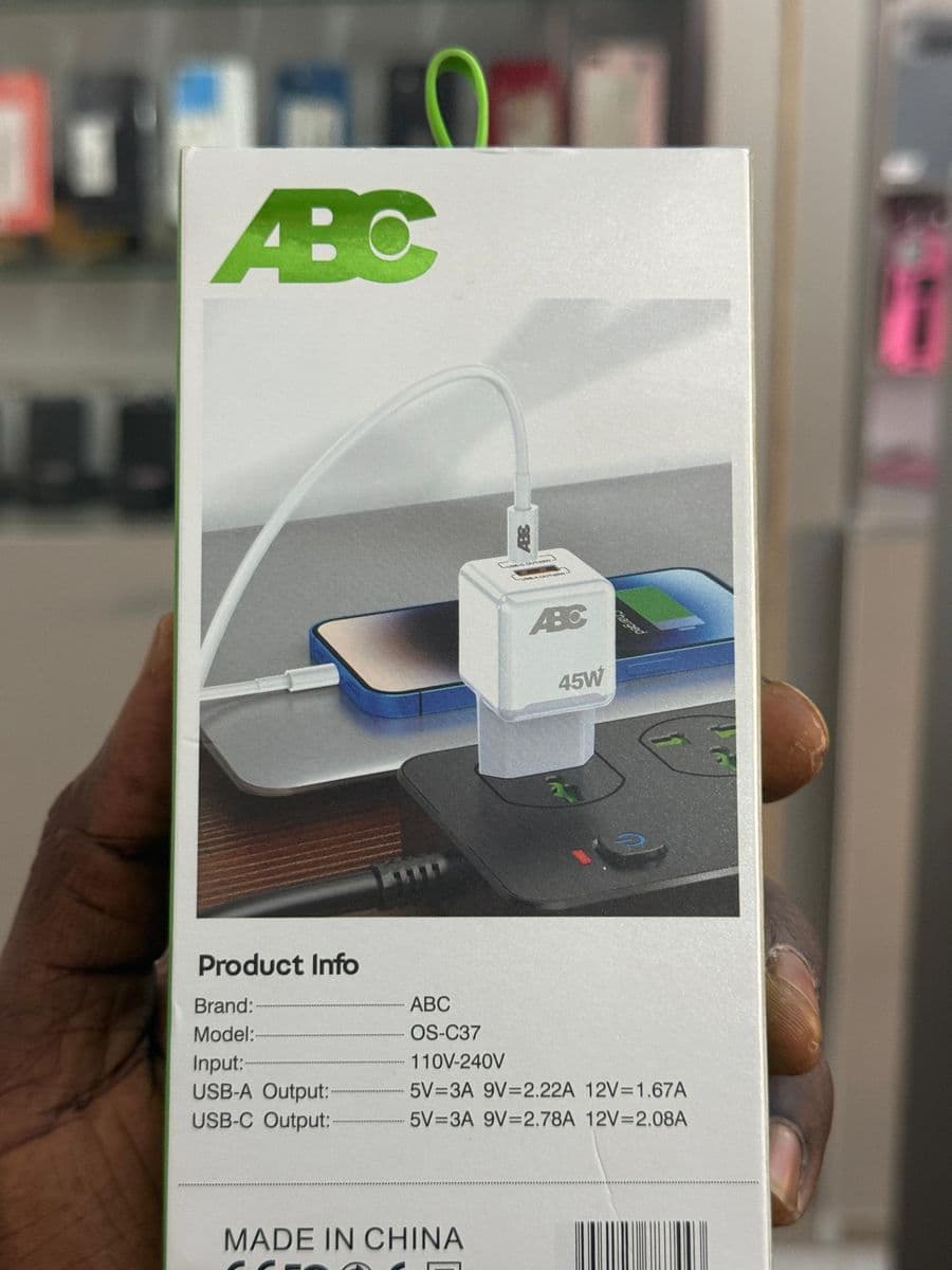 CHARGER ABC TIPC USB 45W